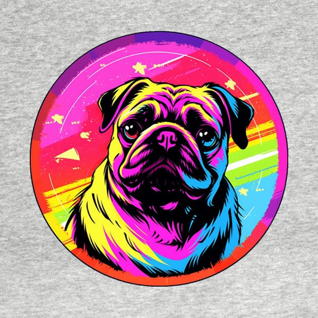 Pug Dog Pop Art by Underground Cargo